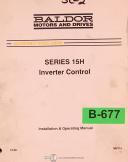 Baldor-Baldor 15H Series Invertor Control Installation Operations Programming Manual 1997-15H-02